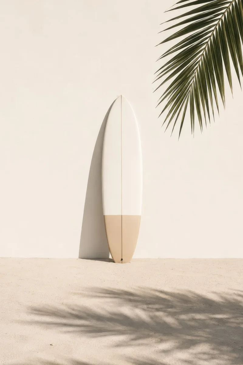 Sunlit Surfboard