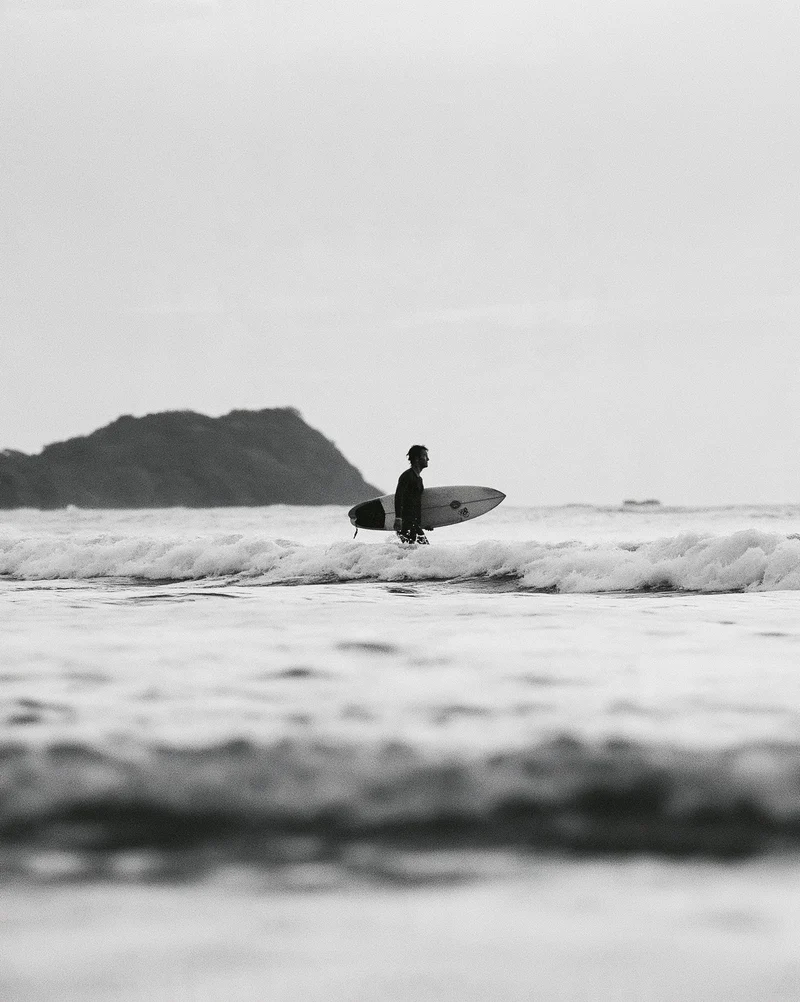 Surfer Walking Out